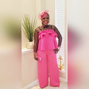 Sleeveless Scuba Ruffle Aline Top